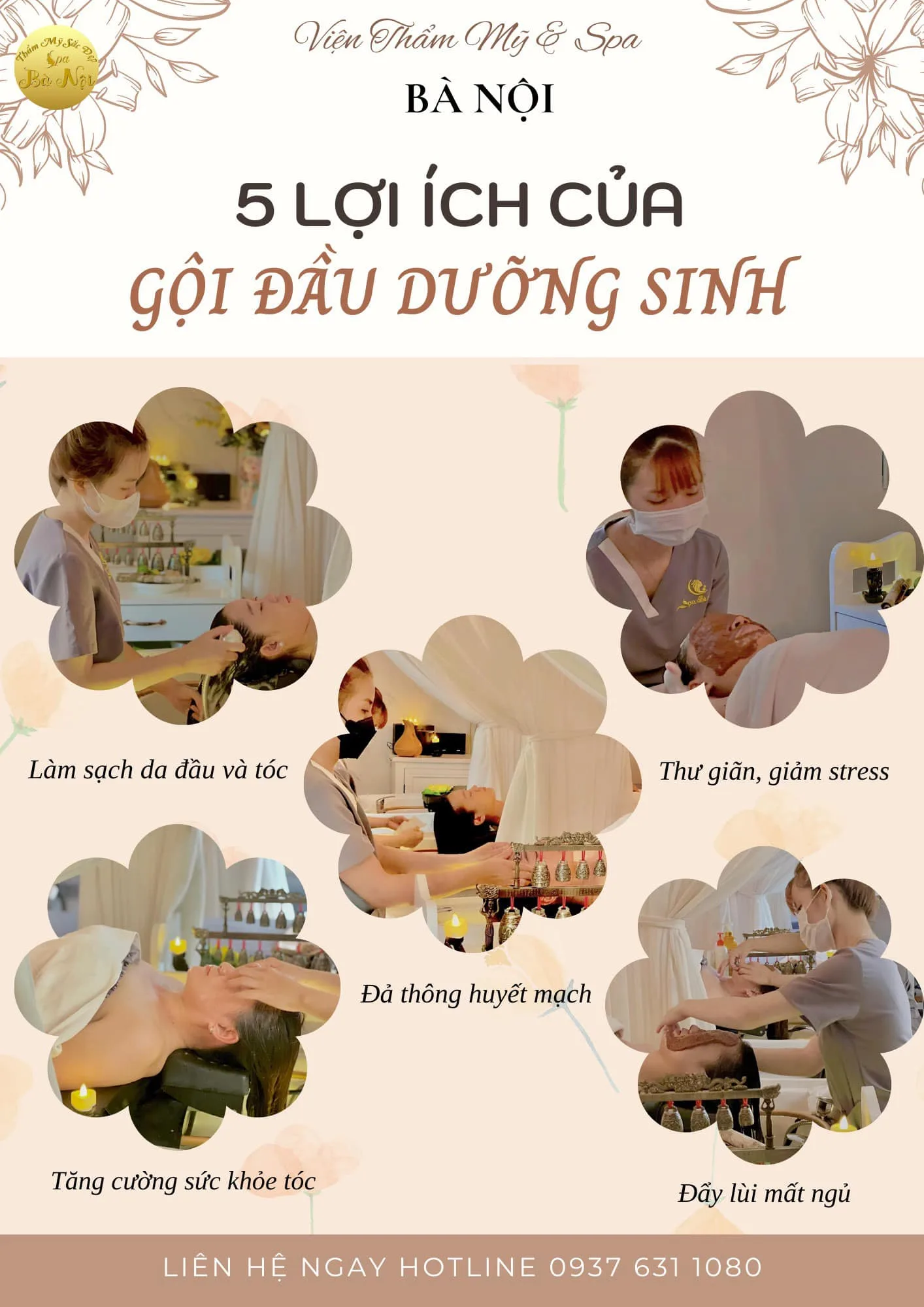 1. Cải Thiện Sức Khỏe Da Đầu